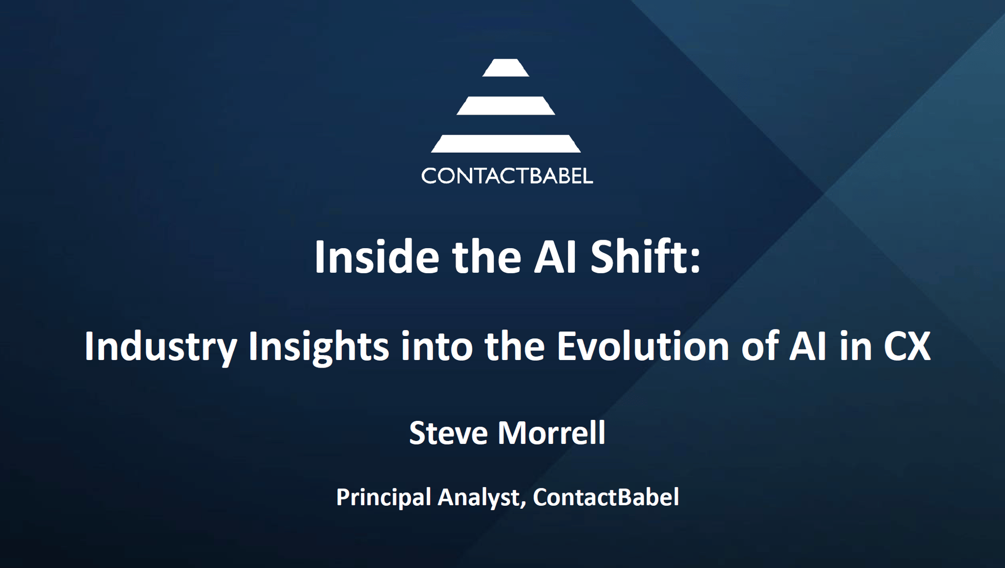 ContactBabel Presentation ContactBabel Presentation