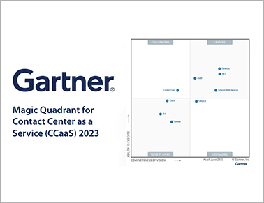 Gartner Magic Quadrant for CCaaS 2023