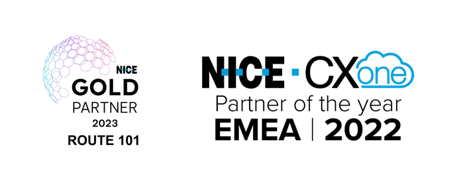 Route 101: NICE Gold Partner 2023 and Partner of The Year EMEA 2022