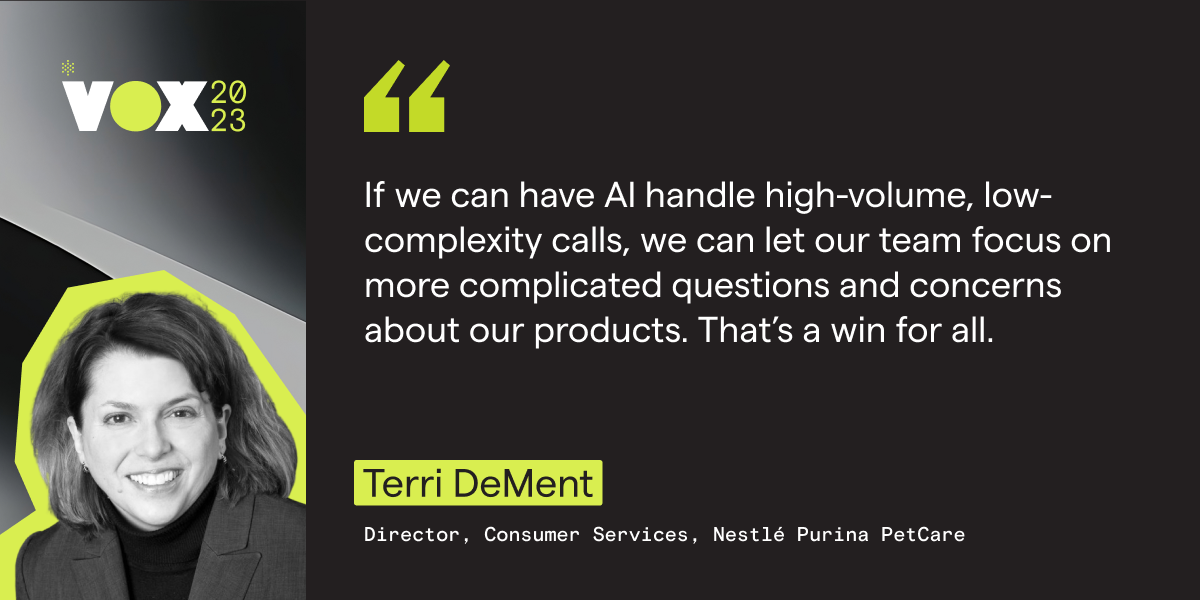 PolyAI's VOX 2023: Terri DeMent, Nestlé Purina