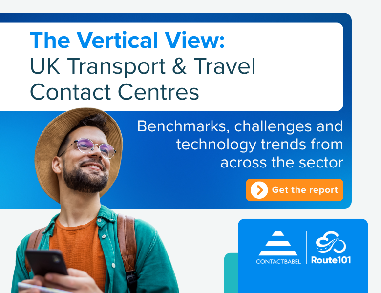 Route 101 x ContactBabel Travel CX Report 2026