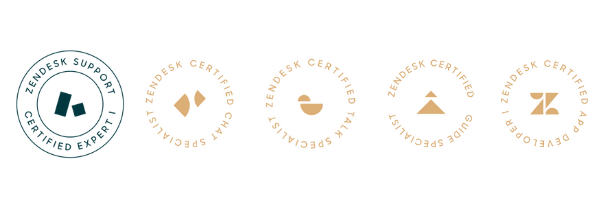 Zendesk certification logos