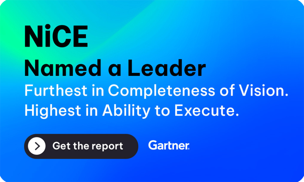 NiCE Gartner Report 2025